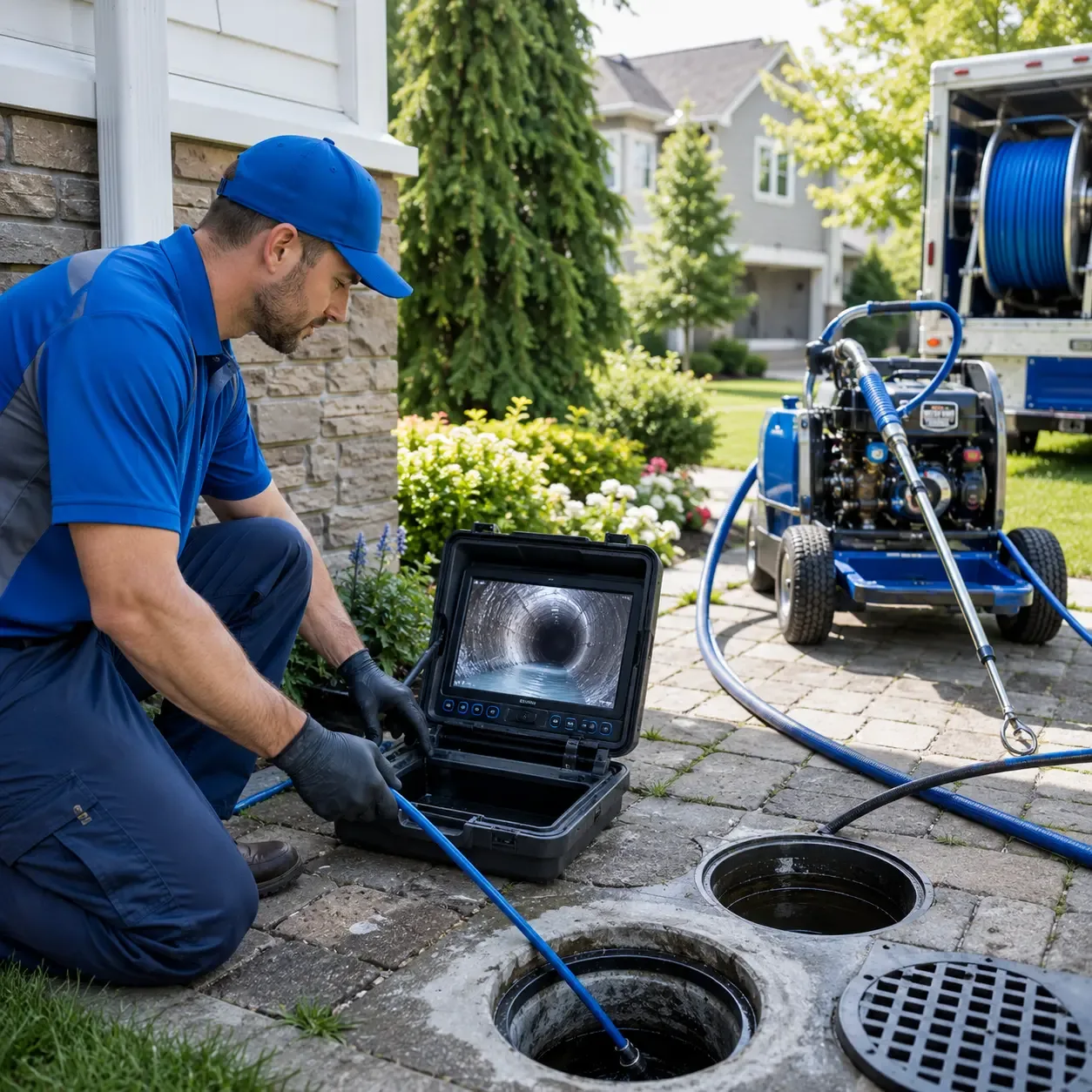 Outdoor drain cleaning professionals serving Preston, IA
