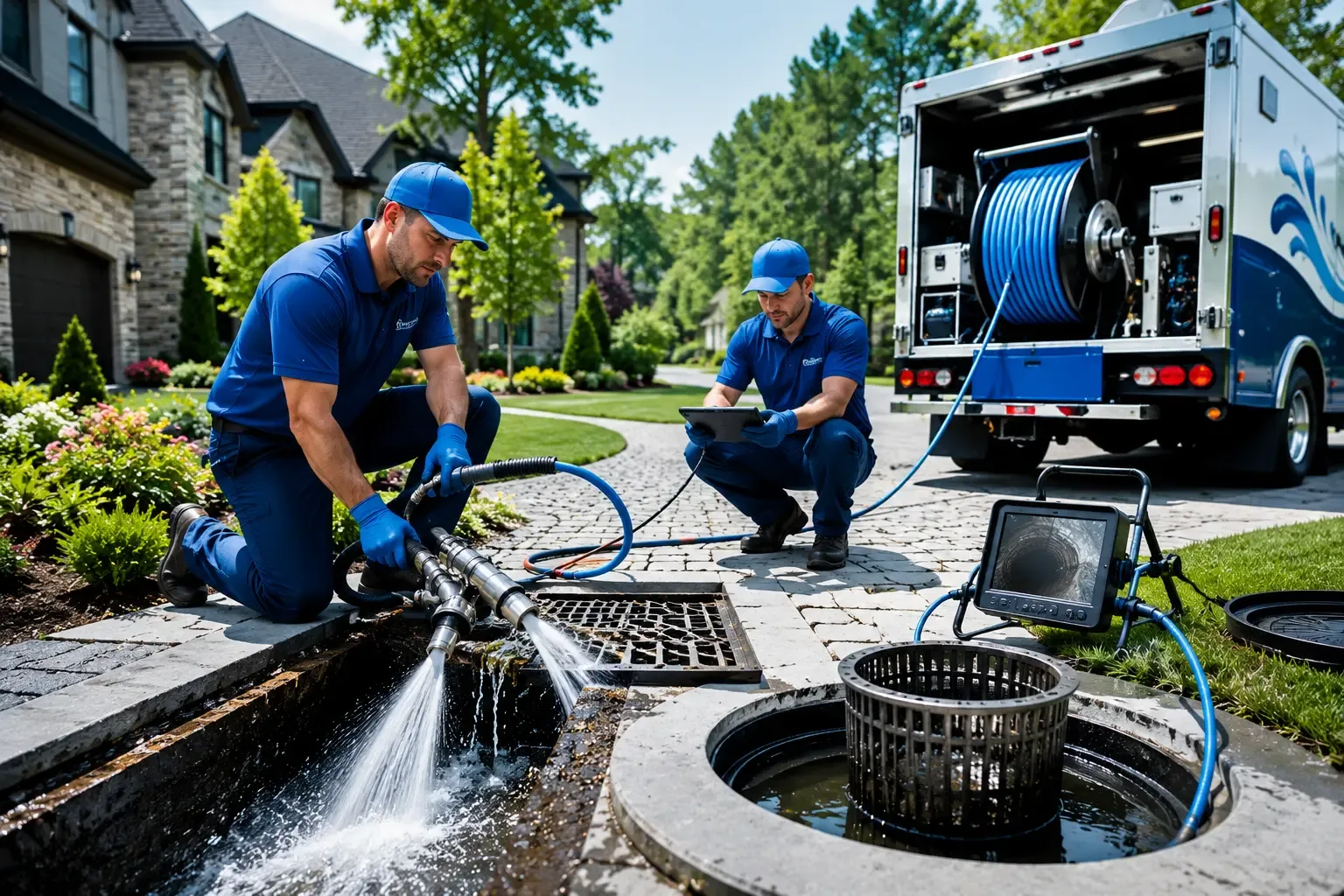 Local outdoor drain cleaning professionals in Preston, IA